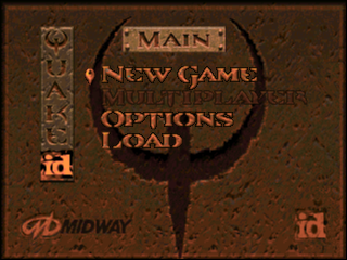 Quake 64 (USA) Title Screen